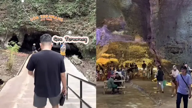 Mengulik Goa Terawang di Blora Jawa Tengah yang Kini Jadi Kafe Estetik. (Dok: TikTok  @caffeelattee)