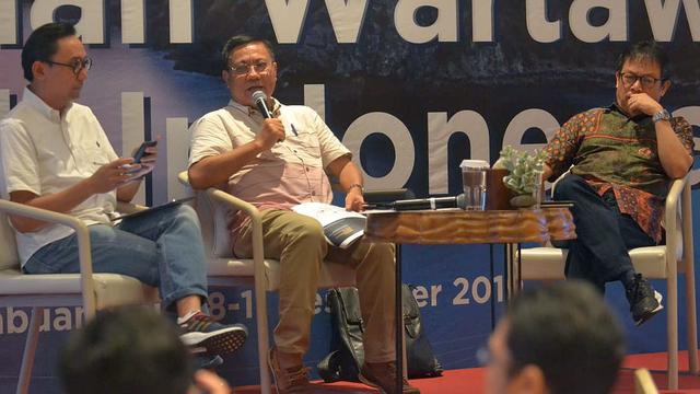 Direktur Eksekutif Departemen Kebijakan Ekonomi dan Moneter Bank Indonesia, Endy Dwi Tjahjono, dalam acara  capacity building bagi wartawan ekonomi di Labuan Bajo, Senin (9/12/2019).