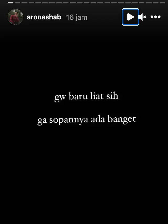 Unggahan Aron Ashab.