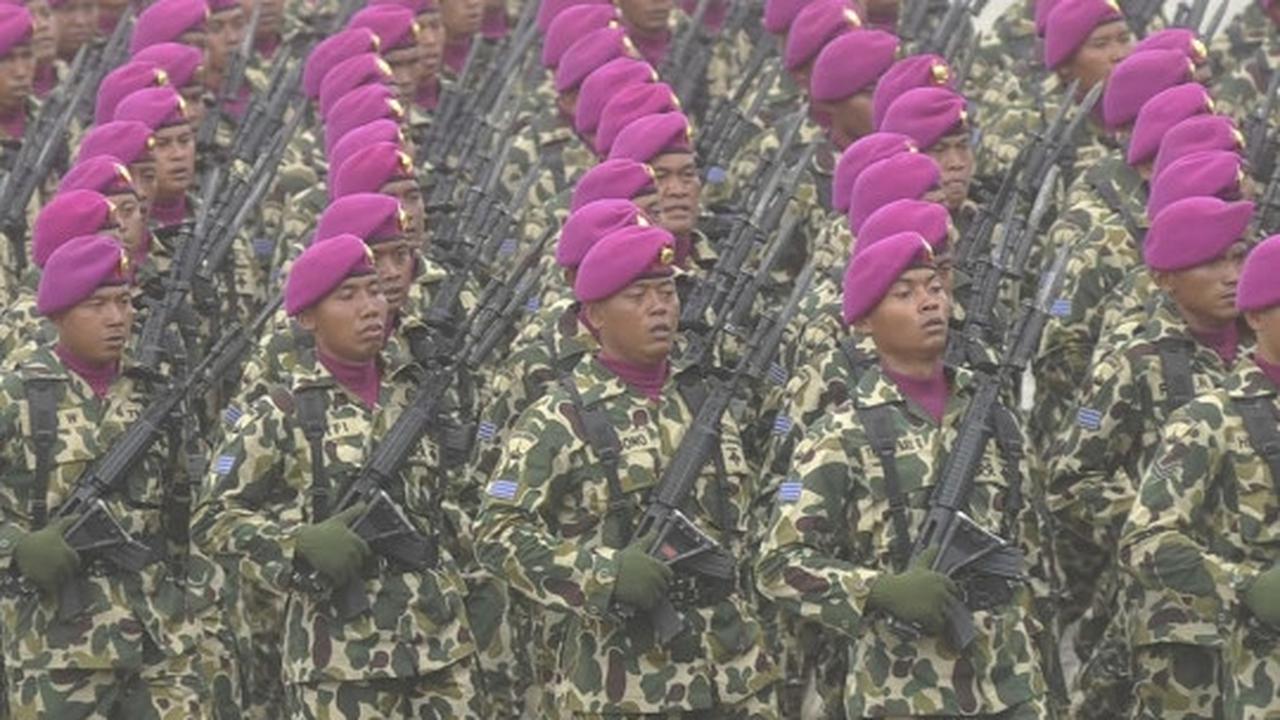 Aksi tiga pasukan elit di HUT TNI ke-70