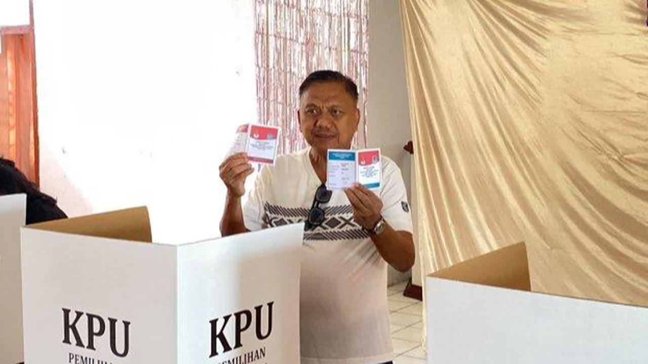 Nyoblos di TPS 02 Bumi Beringin, Olly Dondokambey: Torang Samua Basudara, Tuhan Memberkati