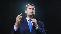 Charlie Kirk, pendiri Turning Point USA, berbicara dalam sebuah acara Turning Point pada 4 September 2024, di Mesa, Arizona. (Dok. AP/Ross D. Franklin, Arsip)&nbsp;