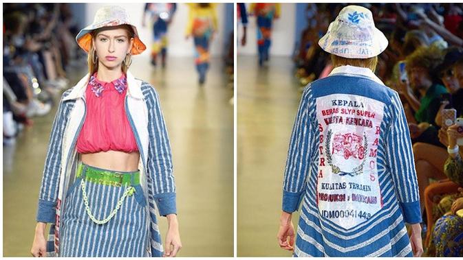 Desain Baju Bertema Indonesia di Fashion Show Dunia Ini Keren Banget (sumber:Instagram/ 2maggieson)