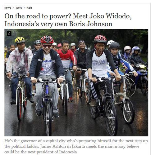 Artikel tentang Jokowi di media Inggris, Independent | Foto: copyright vemale.com/winda