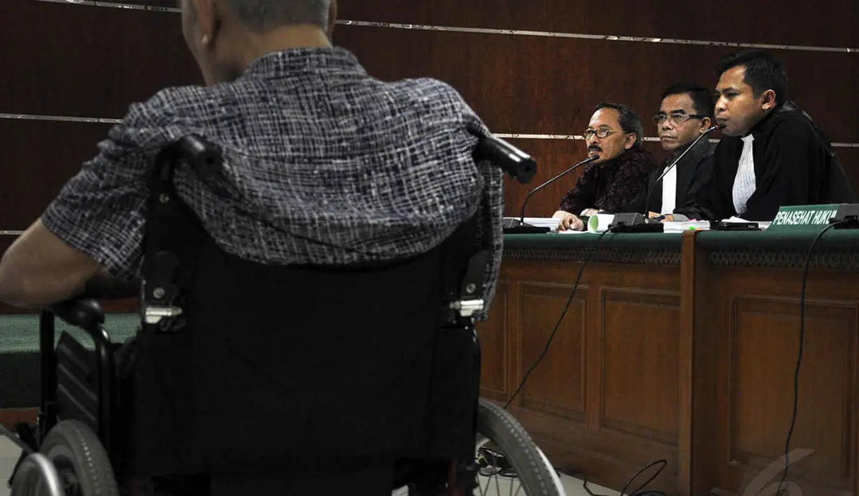Menurut saksi proses lelang proyek pembangunan Dermaga Sabang tahun 2004-2011 tidak pernah dilakukan. saksi mengaku lelang dibuat fiktif atas suruhan bosnya , Jakarta, Kamis (2/10/2014) (Liputan6.Com/Miftahul Hayat)