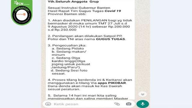 Cek Fakta Benarkah Warga Jawa Tengah Bakal Didenda Hingga Rp