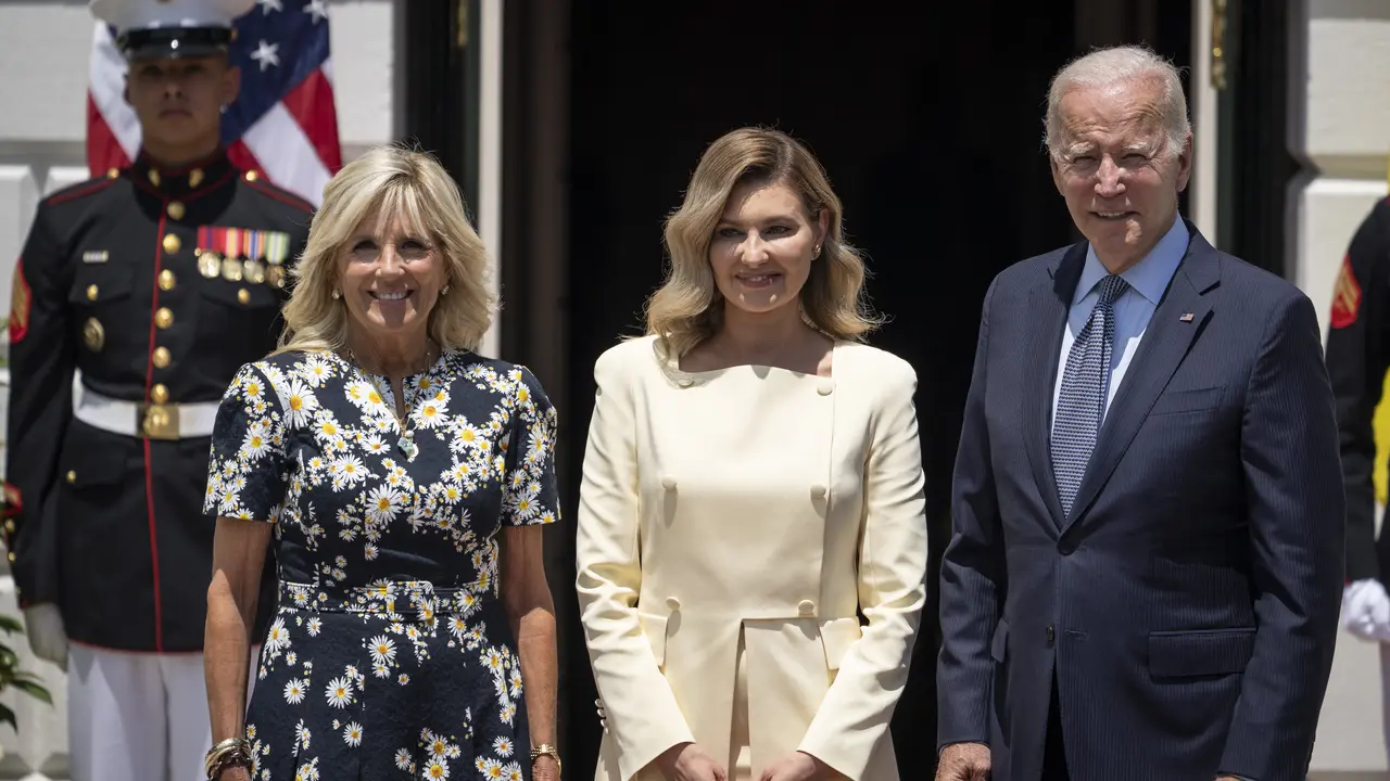 Jill Biden, Olena Zelenska, Joe Biden