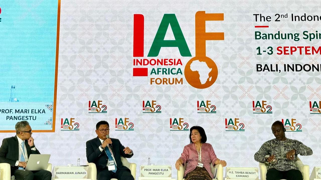 Direktur Utama Bank Mandiri Darmawan Junaidi di Gelaran IAF 2024