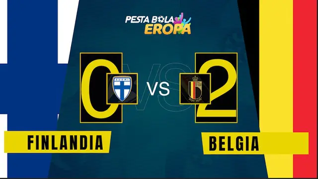 Berita video motion grafis, hasil pertandingan Belgia melawan Finlandia di matchday ketiga Grup B Euro 2020.