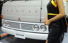 FOTO: Ramaikan GIIAS 2023, Mitsubishi Fuso Tampilkan Perjalanan Canter Dulu, Kini, dan Nanti