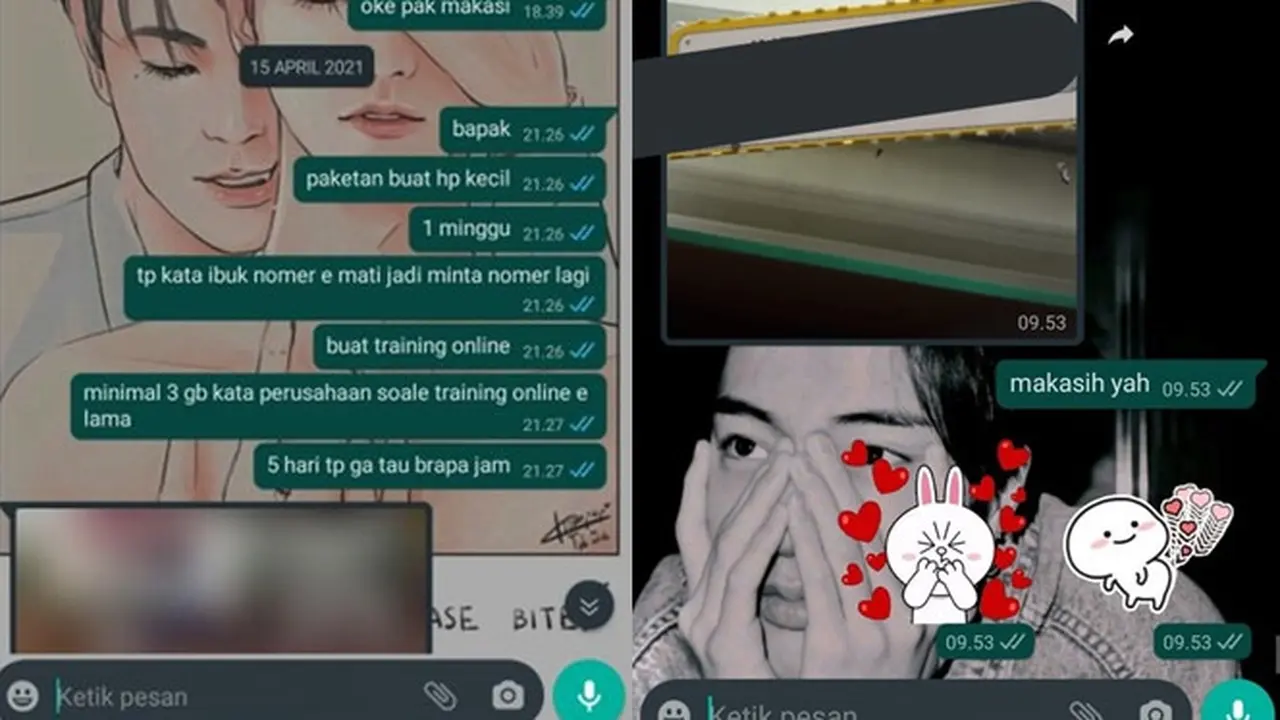 6 Chat Anak Minta Paketan ke Ayah Ini Bikin Senyum