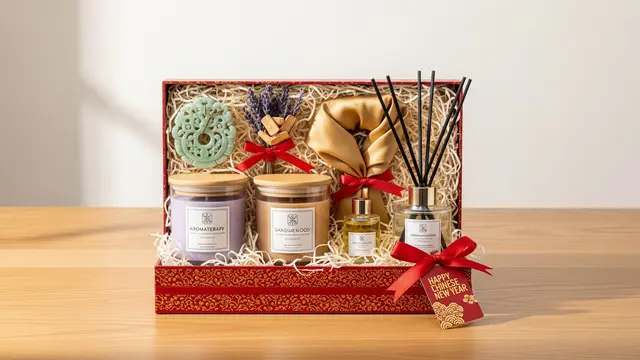 Hampers Imlek Lilin Aroma Terapi atau Diffuser