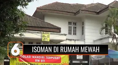 Sungguh mulia hati Hartoyo, warga RW 11 Cilandak Barat, Jakarta Selatan, ini merelakan rumah mewahnya jadi tempat isolasi 22 warga yang terpapar Covid-19.