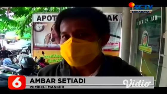 VIDEO: Aksi Warga Borong Masker Bikin Harganya Meroket