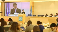 Menlu Sugiono Tegaskan Komitmen RI dalam Penegakan Hak Asasi Manusia di Sidang Dewan HAM PBB