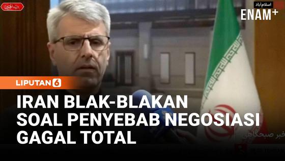 21 Jam Nego AS-Iran Tanpa Hasil, Iran Ungkap Penyebabnya