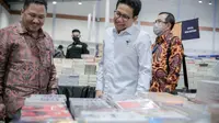Menteri Desa, Pembangunan Daerah Tertinggal dan Transmigrasi (Mendes PDTT), Abdul Halim Iskandar menghadiri Indonesia International Book Fair (IIBF) di Jakarta, yang diselenggarakan Ikatan Penerbit Indonesia (IKAPI) bekerja sama dengan Kemendes PDTT. (Dok. Kemendes PDTT)