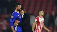 Diego Costa anggap Antonio Conte bukan sekadar manajer, tetapi juga sahabat para pemain Chelsea. (Sky Sports)