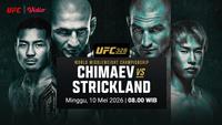 Nonton Live Streaming UFC 328: Duel Gengsi Chimaev vs Strickland di Las Vegas, Eksklusif di Vidio