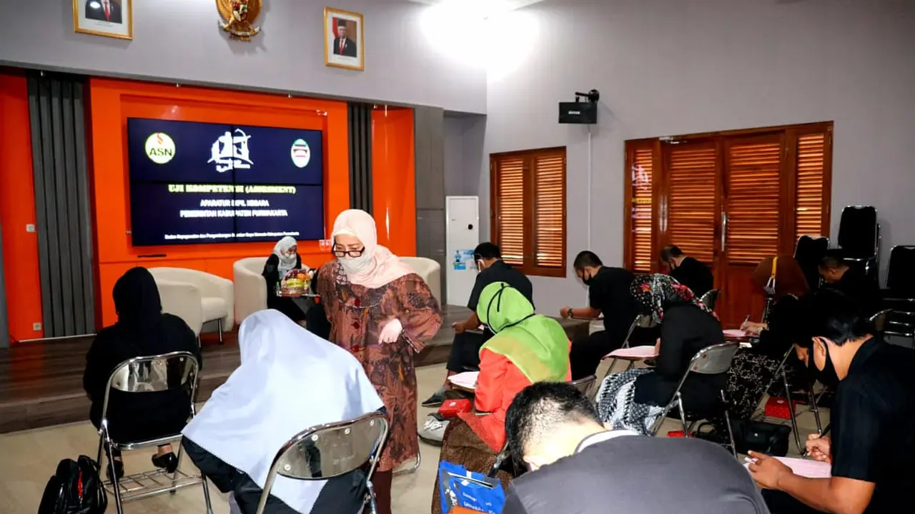 Pertama di Jabar, BKPSDM Purwakarta Uji PNS Pelaksana Naik Kelas Jabatan