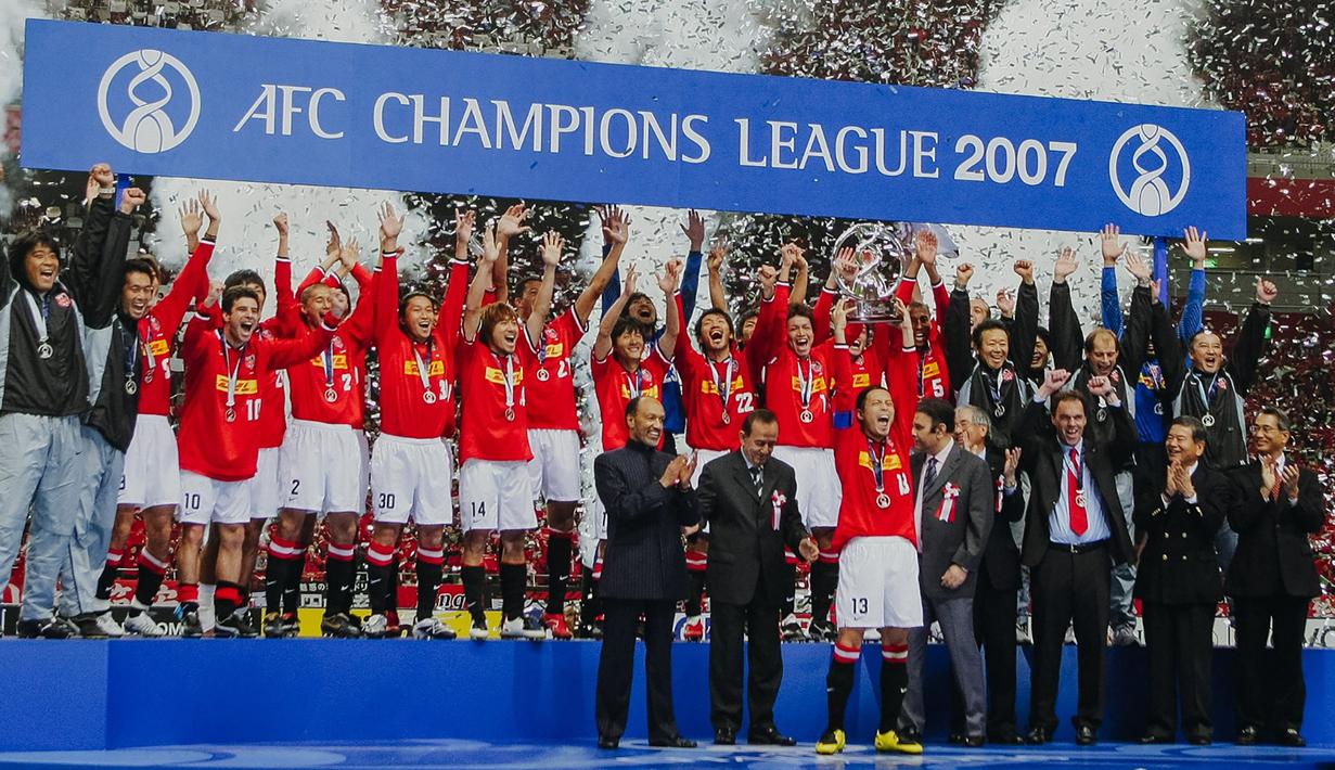 Gelar pertama Urawa Reds Diamonds di ajang Liga Champions Asia diraih pada tahun 2007 setelah mengalahkan klub asal Iran, Sepahan di laga final. Pada leg pertama di kandang Sepahan, Urawa Reds Diamonds bermain imbang 1-1. Sementara di kandang sendiri pada leg kedua, Urawa Reds Diamond menang 2-0. (Dok. J-League)