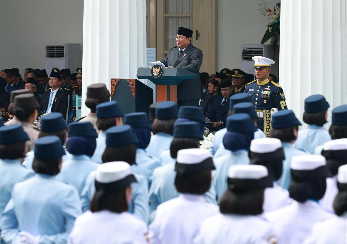 FOTO: Momen Kebersamaan Prabowo dan Megawati saat Upacara Hari Lahir Pancasila
