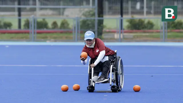 Latihan Lawn Bowls Jelang Asian Para Games 2018