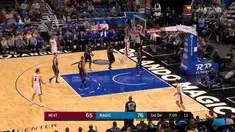 Berita video game recap NBA 2017-2018 antara Miami Heat  melawan Orlando Magic dengan skor 117-111.