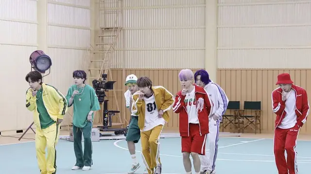 BTS tampil sporty di video klip Butter/dok. Hybe Labels