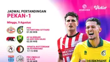 Nonton Eredivisie 2026/27 di Vidio. (doc. vidio)