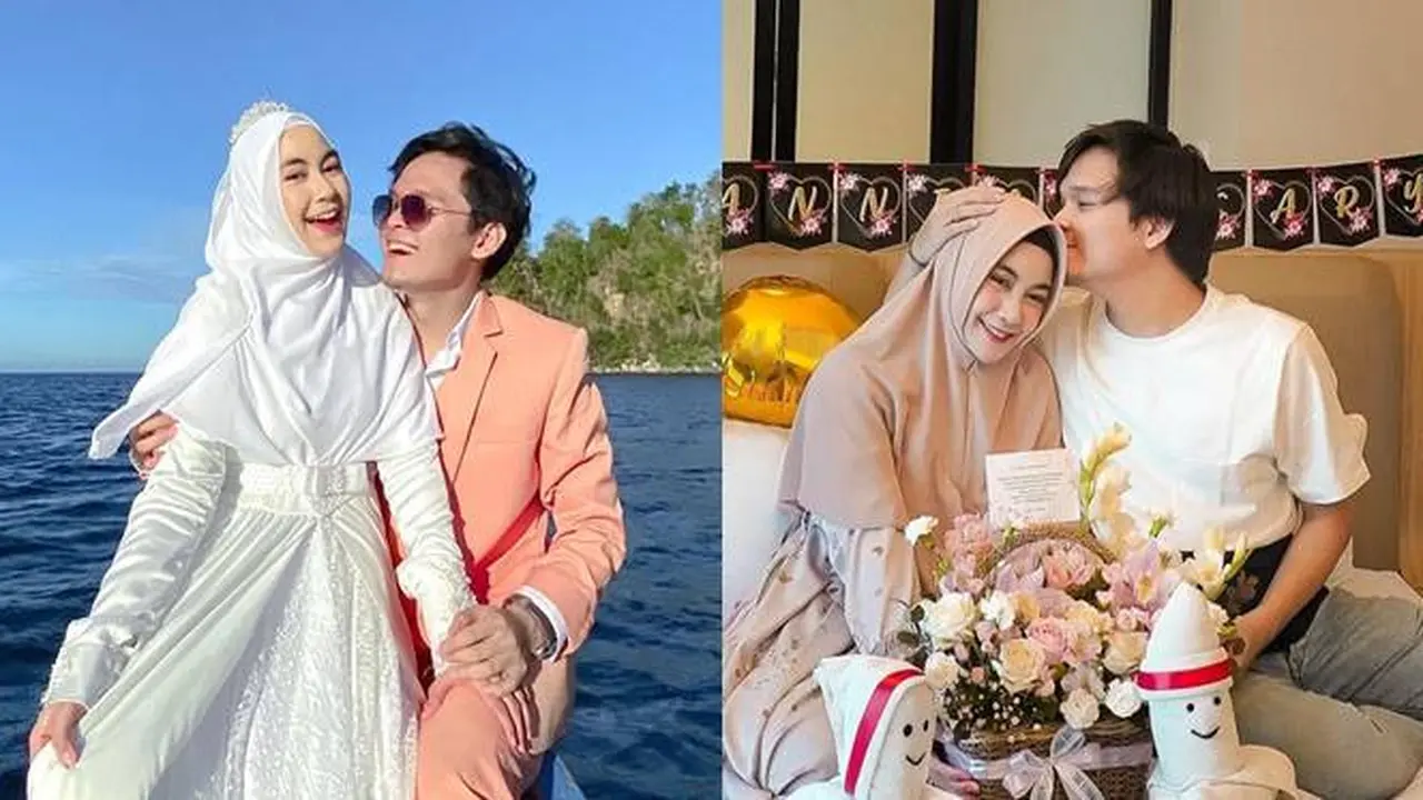 7 Potret Mesra Anisa Rahma dan Suami yang Kini Jalani Progam Bayi Tabung