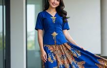 8 Dress Kebaya Rok Batik A-Line Tema Hari Kemerdekaan RI, Cantik dan Penuh Keindahan