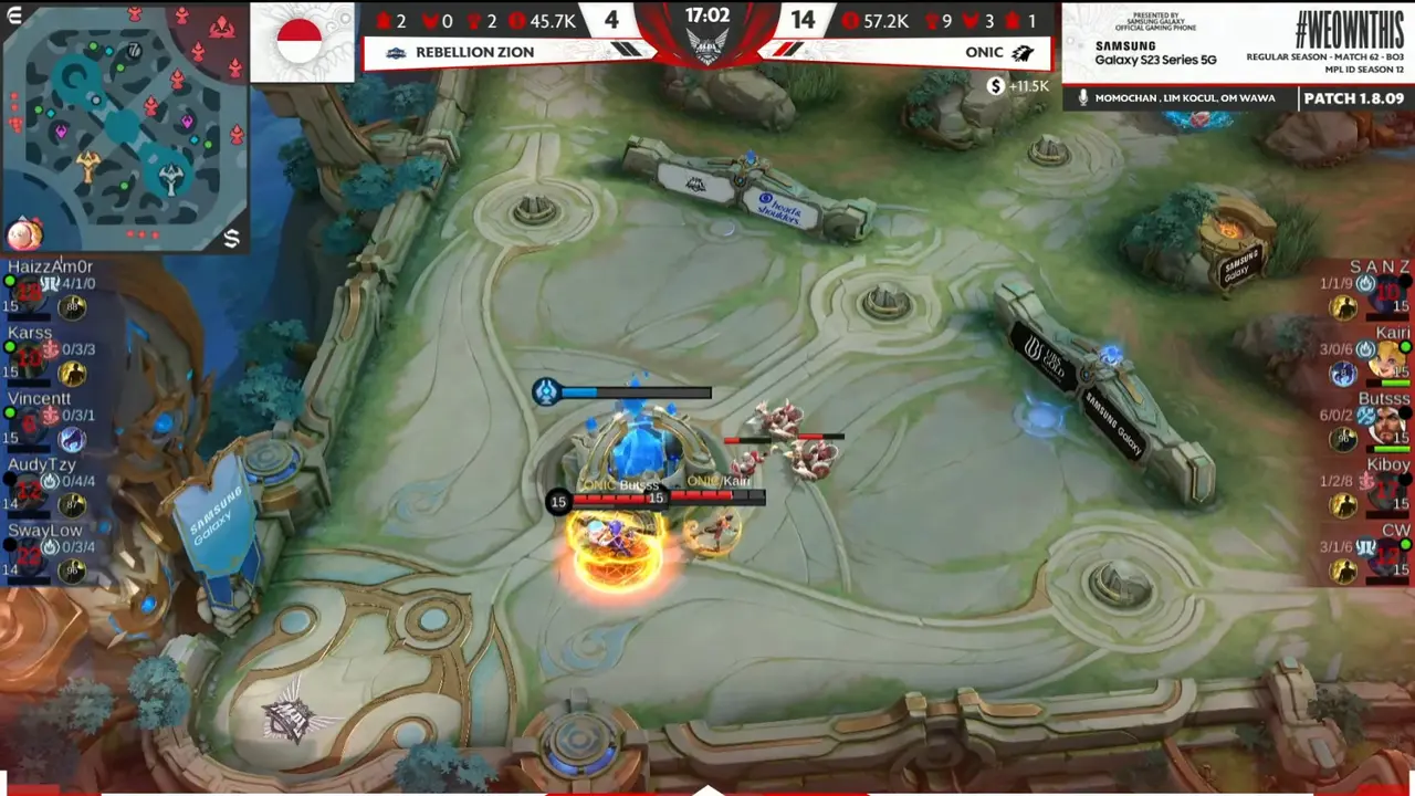 Hasil MPL ID S12 17 September 2023: Onic Jadi Tim Pertama Lolos ke Playoff Usai Tumbangkan Rebellion Zion