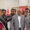 Kepala KJRI Istanbul Darianto Harsono bersama dengan sembilan WNI relawan Global Sumud Flotilla. (Dok. Tangkapan layar video KJRI Istanbul)