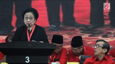 Bahas Pemenangan Pilpres 2019, Megawati hingga Ma'ruf Amin Hadiri Rakornas PDIP