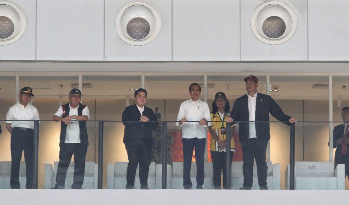 “Hari ini kita telah memiliki yang namanya Indonesia Arena. Sebuah stadium dengan kapasitas 16 ribu penonton kurang lebih,”