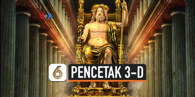 VIDEO: Pembuatan Karya Seni dengan Pencetak 3-Dimensi