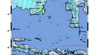 Gempa M 7,4 mengguncang wilayah Tanah Bumbu Kalsel, Selasa dinihari 29 Agustus 2023. (bmkg.go.id)