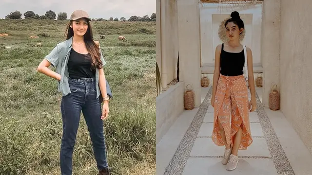 Jebolan SCTV Mencari Bintang 2018, Ini 6 Beda Gaya Fiolina Tejaay dan Nabila Atmaja
