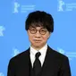 Makoto Shinkai dalam Berlinale 2023. (Soeren Stache/dpa via AP)