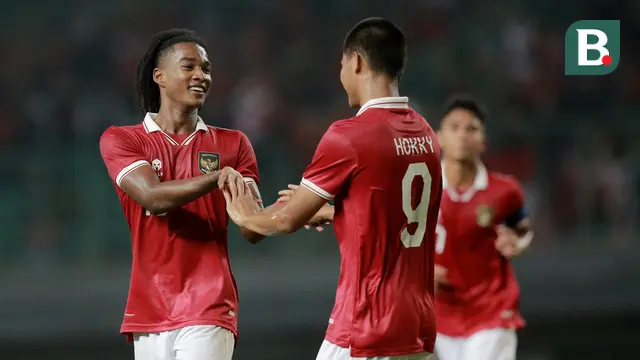 Foto: Hattrick Hokky Caraka Bawa Timnas Indonesia U-19 Gulung Brunei Darussalam di Piala AFF U-19 2022