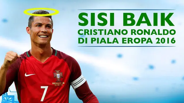Video sisi positif Cristiano Ronaldo di Ajang Piala Eropa 2016, salah satunya saat memberi semangat dan peluk Gareth Bale yang bersedih.