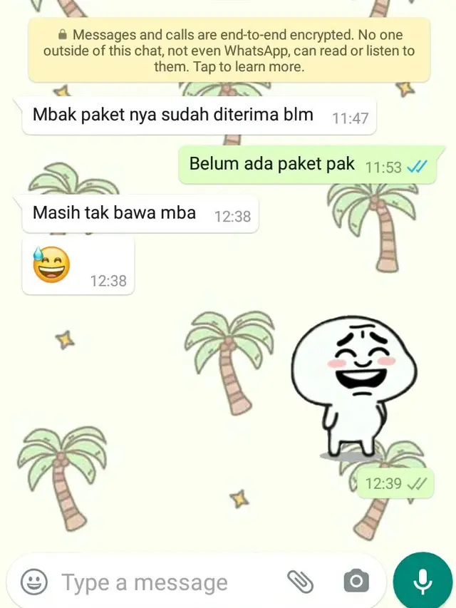 Chat Kocak Antara Kurir dan Pelanggan, Bikin Ketawa Ngakak