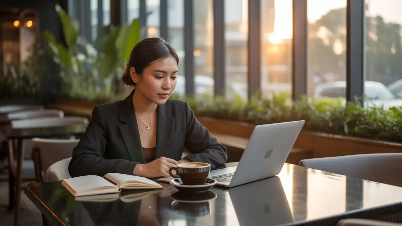 Rekomendasi tempat work from cafe yang tenang di Blok M