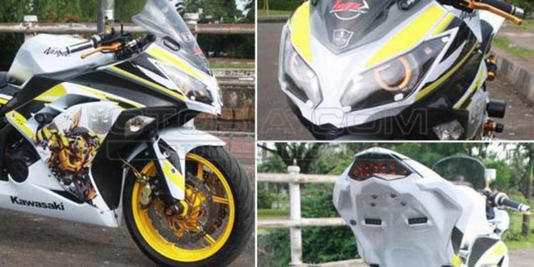 5 Tambahan Kesan Garang Pada Ninja 250Fi - Berita Otosia.com