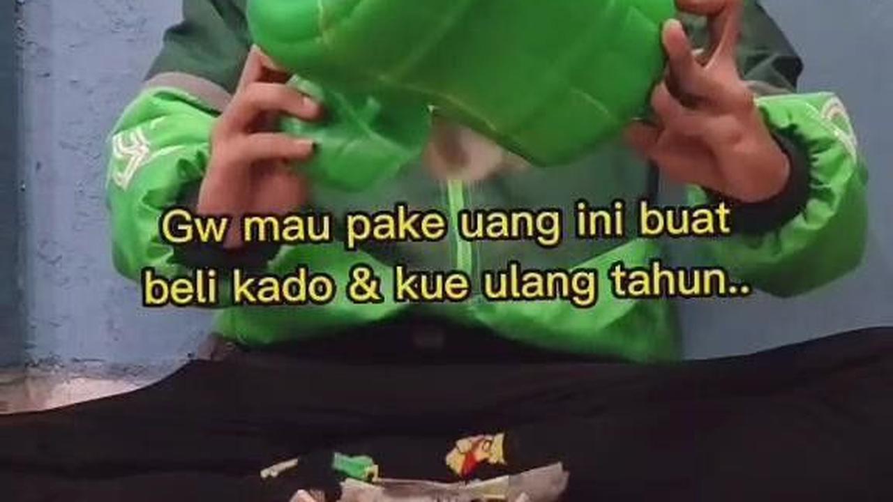VIDEO: Haru, Driver Ojek Online Kumpulkan Tip untuk Rayakan Ulang Tahun