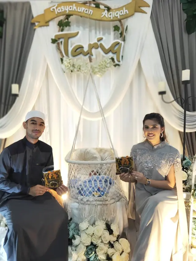 Momen Akikah Anak Pertama Raya Kitty (sumber: instagram/rayanurfitrird)