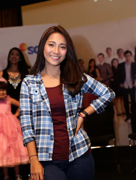 Dinda Kirana mengaku, dalam sinetron Elif Indonesia yang tayang di SCTV, perannya sangat berbeda dengan sinetron-sinetron sebelumnya. (Andy Masela/Bintang.com)