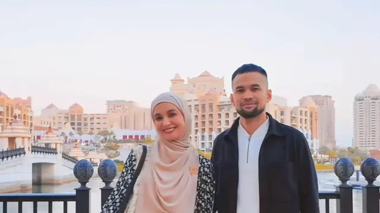 8 OOTD Hijab Shireen Sungkar Liburan di Qatar dan Turki Serasi dengan Suaminya, Tengku Wisnu