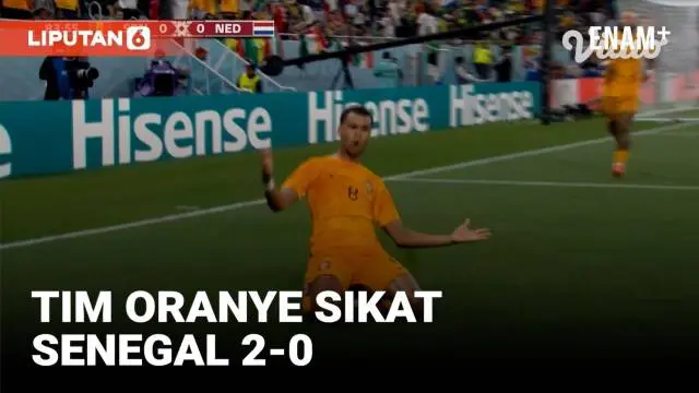 Belanda memenangkan duel ketat melawan Senegal pada persaingan Grup A Piala Dunia 2022 di Stadion Al Thumama Stadium, Selasa (22/11) dini hari WIB. Tim Oranye berjaya 2-0 berkat gol telat pemain muda berbakat Cody Gakpo dan Davy Klaasen.